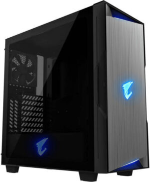 GIGABYTE AORUS C300 GLASS GB-AC300G, Mid Tower, Mini-ITX/M-ATX/ATX, Black | AC300G-ATX
