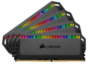 Corsair Dominator Platinum RGB 32GB (4 x 8GB) DDR4 3600MHz Desktop Memory, RGB LED Lighting | CMT32GX4M4C3600C18