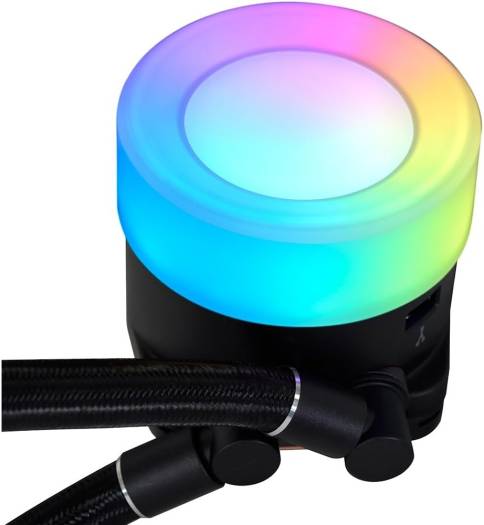 Lian Li Galahad II Trinity 240 Liquid CPU Cooler, 240mm Radiator, 2x 120mm Fans, 3200RPM Pump Speed, 79.9CFM Fan Airflow, 2450RPM Fan Speed, Fluid Dynamic Bearing, Black | G89.GA2T24B.00 - Image 6