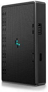 DeepCool USB HUB 4 ports, Easy Setup, Plug-and-play, Windows, macOS Compatibility, Connecting Multiple USB Devices, Black | R-XE010A-BKNN0-G