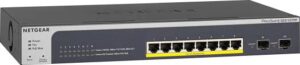 NetGear S350 Series 8-Port Gigabit PoE+ Ethernet Smart Managed Pro Switch with 2 SFP Ports - 190W | GS510TPP