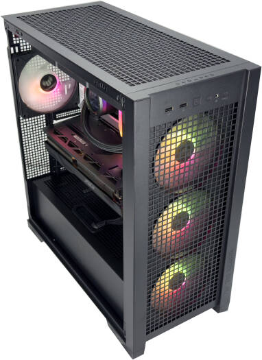 BlackFury Gaming PC - AMD Ryzen 7 7800X3D 8 Cores 16 Threads, NVIDIA RTX 5080 16GB, 32GB DDR5 RAM 6000MHz, 1TB SSD Gen 4, 850W PSU, 360mm Liquid Cooler, Wi-Fi + BT - Image 3