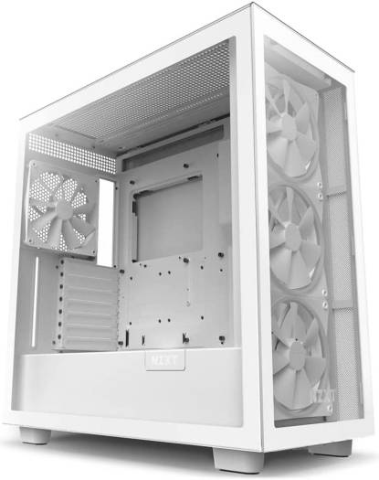 NZXT H7 Elite 2023 ATX Mid Tower PC Gaming Case, Tool-Less Access to Front & Side Panels, Supports Up to 7 Fans & 360mm Radiator in Front and Top & 140mm Rear, White | CM-H71EW-02 - Image 3