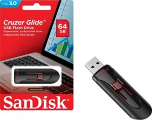 SanDisk 64GB Cruzer Glide USB 3.0 Jump Drive Pen Drive Flash Drive | SDCZ600-064G-G35