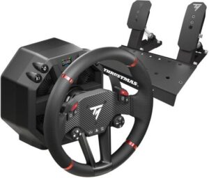 Thrustmaster T598 Racing Wheel, 5nm + Overshoot, Direct Axial Drive Motor, Detachable Sportcar Wheel Rim, Metal Pedal Set, HARMONY Technology, Race Dash Screen, Black | TM-WHL-T598