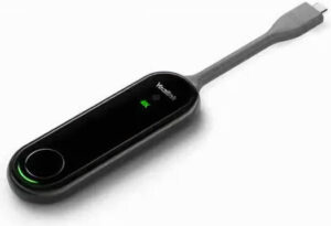 Yealink Wireless Presentation Pod 4K Sender, USB-C to USB-A Adapter, Wireless Screen Content Sharing to TV Display, Up to 4 Split Screens, Touchscreen Compatibility, Black | WPP30