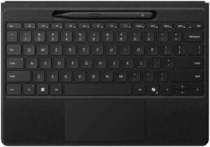 Microsoft Surface Pro Flex Keyboard 11th Edition with Slim Pen 2, for Pro 11, Pro 10, Pro 9, and Pro 8, English/Arabic Layout, Black | 8YU-00017