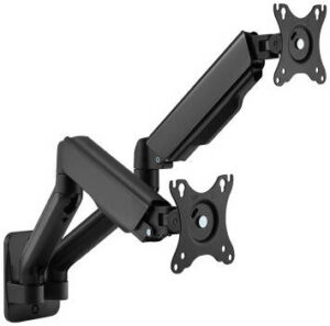 Newstar 91-LDA32114E Counterbalance Monitor Wall Mount, Fit 17" to 32" Screen, 9kg Max Weight, Spring Tension Mechanism, Free-Tilting, Spring-Assisted Mechanism, Cable Management, Black | 91-LDA32114E