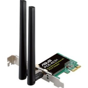 ASUS Wireless-AC750 Dual-band PCI-E Adapter, IEEE 802.11, Dual band, 2 x R SMA Antenna | 90IG02S0-BO0010