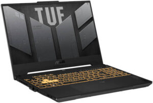 ASUS TUF Gaming F15 FX507ZV4-LP137 Gaming Laptop, 15.6" FHD 144Hz Display, Intel Core i7-12700H, 16GB RAM, 512GB SSD, RTX 4060 8GB GPU, RGB Backlit ENG-ARAB K/B, Free DOS, Gray | 90NR0FA7-M00B10