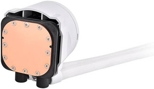 Thermaltake TH420 V2 Ultra EX ARGB Sync All-In-One Liquid Cooler, 3x CT140 EX aRGB Sync Fans, 2.1" TFT LCD Display, 1800 RPM Fan Speed, 90.3 CFM Airflow, Snow | CL-W428-PL14SW-A - Image 3