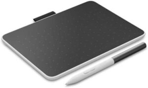 Wacom One S Stylus Tablet, Electromagnetic Resonance Stylus without Battery or Battery Included, Bluetooth Connectivity for Windows, Mac, Chromebook and Android Ideal for Artists