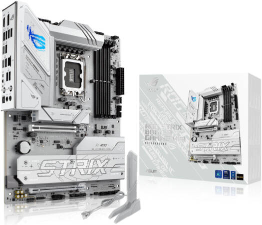 ASUS ROG Strix B860-A Gaming WiFi LGA 1851 ATX Motherboard, Intel B860 Chipset, 4x DIMM DDR5 Slot, Up to 256GB Max Memory, 1x PCIe 5.0 x16 SafeSlot, 4x M.2 Slots, WiFI & BT | 90MB1JI0-M0EAY0