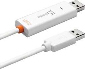 j5create USB 3.0 Wormhole Switch Cable, Super Speed Transfer Cable support Mac/iPad/Windows | JUC500