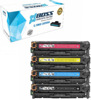 BOSS XL Compatible Toner Cartridge Replacement for HP305A, 2600 Pages Page Yield, Laser Print Technology, Standard Yield, CE412A, Yellow | CE412A Yellow