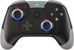 GXM Alpha Pro Wireless Controller RGB, 6-Axis Drive, For Nintendo Switch/Android/IOS/PC, Wide Combability, Wired & Wireless Connectivity, 2.4Hz Dongle, USB Type-C, Black/Grey | Alpha Pro-Black