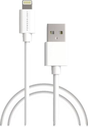 Powerology Data & Fast Charge Lightning Cable (3m/9.8ft) - White | P3BLWH