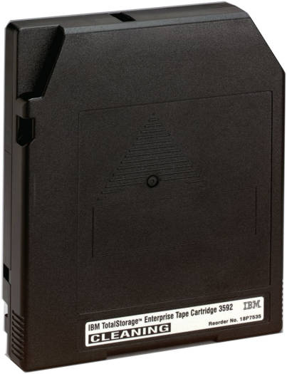 IBM Enterprise 3592 Cleaning Tape Cartridge, Up to 50 Cleanings, 1 Disc, Black | IBM 18P7435
