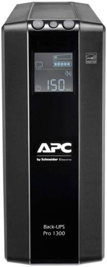 APC BR1300MI Back UPS Pro, 1300VA Rated Power, 780 Watts, 8 IEC Outlets, LCD Interface, 1GB Dataline Protection, 230 Voltage, Not Rack Mountable, Line Interactive, Black | BR1300MI - Image 2