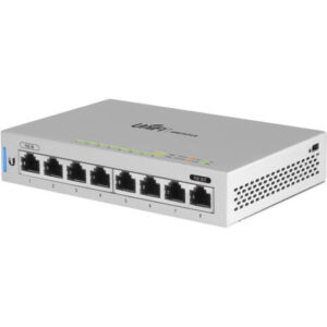 Ubiquiti Networks US-8-60W UniFi 8-Port Gigabit PoE Compliant Managed Switch, With POE Passthrough, 16Gbps Switching Capacity, 11.9 Mpps Fwd Rate, 12W Power, 8 x RJ45 Gigabit ETH Ports, 5Pack | US-8-5