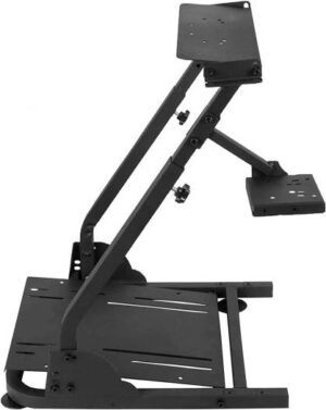 Chulovs Racing Steering Wheel Stand for Logitech G920/G25/G27/G29 Wheel, Driving Gaming Simulator Racing Rig, Not Including Pedal & Shifters, Black | B0922F1RVW