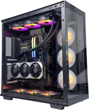 WarMachine Gaming PC - AMD Ryzen 7 8700F 8 Cores 16 Threads, NVIDIA RTX 5070 12GB, 32GB DDR5 RAM 6000MHz, 1TB SSD Gen 4, 750W Gold PSU, 360mm Liquid Cooler, Wi-Fi + BT