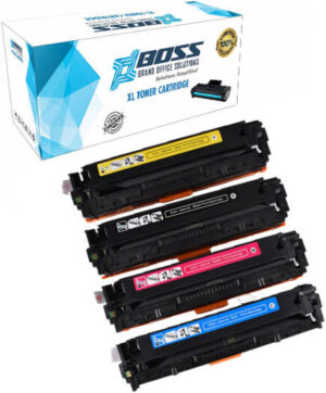 BOSS XL Compatible Toner Cartridge Replacement for HP 128A, 2000 Pages Page Yield, Laser Print Technology, HP Color LaserJet Pro CP1525nw, CM1415fn, CM1415fnw, Black | CE320A