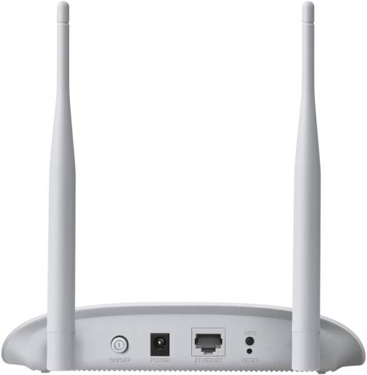 TP-Link 300Mbps Wireless N Access Point, 1x 10/100 M Ethernet Port (RJ45), 2 Fixed Omni-Directional Antennas, 300 Mbps at 2.4 GHz, Passive PoE Support, White | TL-WA801N - Image 3
