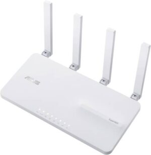 ASUS ExpertWiFi EBR63 AIO Access Point with Router, 2402 Mbps + 574 Mbps Performance, Dual-Band Frequency, supports up to 5 SSIDs, VLAN, SDN, White | 90IG0870-MO3C00