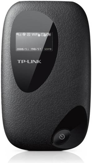 TP-LINK 3G Mobile Wifi, 21.6Mbps Download and 5.76Mbps Upload speeds, HSPA+ Supported, 2000mAh Batterym, Black | M5350