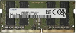 SAMSUNG M471A2K43DB1 DDR4 Laptop Memory, 16GB Capacity, 2666 Mbps Memory Speed, 1.2 Voltage, 260 Pins | M471A2K43DB1-CTD