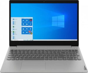 Lenovo IdeaPad 3, Intel Core i5-1035G1, 12GB Ram, 256GB SSD, 15.6" Touch Screen, Windows 10, English Keyboard - Platinum Grey | 81WE00NKUS