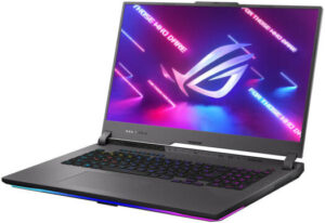 ASUS ROG Strix G17 (2023) G713PV Gaming Laptop, 17.3" FHD 144Hz Display, AMD Ryzen 9 7845HX, 16GB RAM, 1TB SSD, 8GB NVIDIA RTX 4060, 4-Zone Backlit ENG-ARB K/B, Win 11, Gray | G713PV-9161G