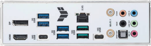 ASUS TUF Gaming Z790-BTF WIFI LGA 1700 ATX Intel Motherboard, Intel Z790 Chipset, 4x DDR5 DIMM Slots, 192GB Max Memory, 4x M.2 Slots, Intel Wi-Fi 7 & Bluetooth v5.4, White/Black | 90MB1GU0-M0EAY0 - Image 6