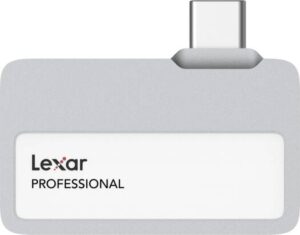 Lexar 2TB Professional Go Portable SSD, Supports Apple ProRes, Up to 1050MB/s Read & 1000MB/s Write, USB 3.2 Gen 2, Rugged, Compatible with iPhone 15 Series, Smartphones, PC & Mac (LSL400X002T-RNSNU)