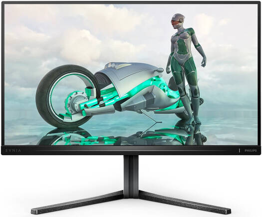 Philips Evnia 3000 25M2N3200 Gaming Monitor, 25" FHD IPS Display, 180Hz Refresh Rate, 1ms (Smart MBR) Response Time, Adaptive Sync, Smart MBR Sync. SmartImage, SmartErgoBase, Black | 25M2N3200