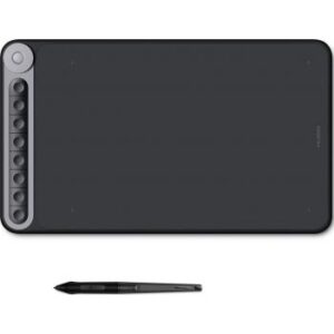 Huion Q620M Wireless Graphics Tablet Best Design Awarded (10.5" & 6.5" Active Area) Wi-Fi & USB Connected Pen, 8192 Pressure, 8 Nibs, Windows, Mac & Android - Black | Inspiroy-Q620M