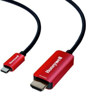 Honeywell Type C to 2.0 HDMI Cable, 4Kx2K@60Hz UHD Resolution, 2M, 18GBPS, High-Speed, Male to Male, Compatible with TV, Laptop, Type-C Smartphone, Projector, etc