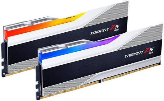 G.Skill Trident Z5 RGB 32GB (16GB x 2) DDR5 Dual Channel Desktop Memory, 6600 MHz Memory Speed, CL34 CAS Latency, Intel XMP 3.0, 1.40V, 288-Pin, Silver| F5-6600J3440G16GX2-TZ5RS - Image 2