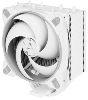 ARCTIC Freezer 34 eSports Tower CPU Cooler, 200 - 2100 RPM, With BioniX P-Series Case Fan in Push-Pull, 1x120 mm PWM Fan, For Intel and AMD Socket, White/Grey | ACFRE00072A