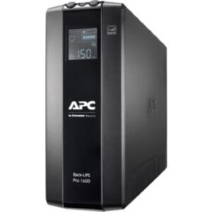 APC BR1600MI 1600VA Back-UPS Pro, 8 Outlets, AVR, LCD Interface, 960 Watts - 1.6kVA, Line interactive Topology, 16 Hour Recharge Time, USB Port, 176 - 294V | BR1600MI