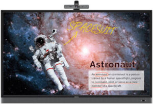 BenQ RM8602K 4K UHD 86" Education Interactive Flat Panel Display Monitor with BenQ DVY32 4K UHD Video Conference Camera, 8ms Response Time, 16 9 Aspect Ratio, Infrared Touch | RM8602K / DVY32