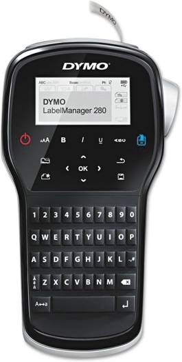DYMO 1815990 LabelManager 280, 2 Lines, 4w x 2 3/10d x 7 9/10h
