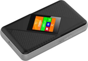 Porodo 4G/LTE High-Speed Pocket Router Connect Up To 10 Devices, Cat4, 2.4GHz 802.11 b/g/n WiFi, 40m Signal Distance, 3000mAh Battery, 8H Working Time