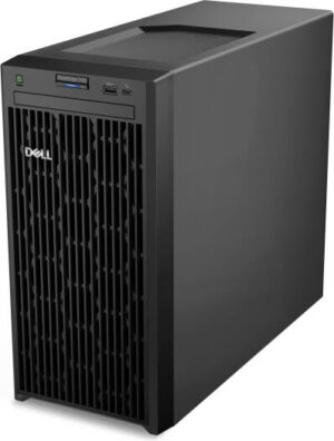 Dell PowerEdge T150 Tower Server, Intel Xeon E-2314 2.8GHz Processor, 32GB UDIMM 3200MT/s RAM, 2TB SATA 6Gbps 7.2K 512n 3.5in HDD, iDRAC9 Basic 15G, Black | PowerEdge-T150