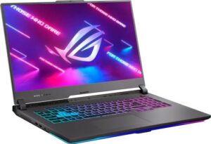 ASUS ROG Strix G17 Gaming Laptop, 17" FHD 144Hz Display, AMD Ryzen 9 7845HX, 16GB RAM, 1 TB SSD, NVIDIA GeForce RTX 4070 8GB, RGB Backlit K/B, Win  11, Eclipse Gray | G713PI-G17.R94070 / 90NR0GG4-M006