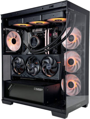 Overdrive X Gaming PC - AMD Ryzen 7 9800X3D 8 Cores 16 Threads, AMD Radeon RX 9070 XT 16GB, 32GB DDR5 RAM 6400MHz, 1TB SSD Gen 4, 850W Gold PSU, 360mm Liquid Cooler, Wi-Fi + BT