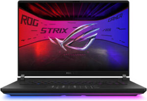 ASUS ROG Strix SCAR 16 G635LX Gaming Laptop, 16" 2.5K 240Hz Display, Intel Core Ultra 9 275HX, 64GB RAM, 2TB SSD, GeForce RTX 5090 24GB Graphics, English - Arabic KB, Win11, Black | 90NR0L81-M001C0