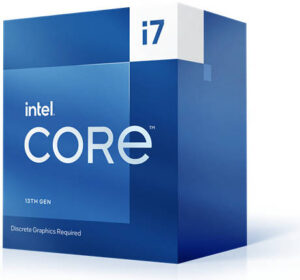 Intel Core i7-13700F Desktop Processor, 13th Gen LGA1700, 16 Cores (8 P-cores + 8 E-cores) 30MB Cache, Up to 5.2 GHz Turbo Clock, DDR4/DDR5 Memory, 128GB Max | BX8071513700FSRMBB