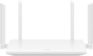 Huawei WiFi AX2 Router, 3x 10/100/1000 Mbps WAN/LAN Ports, LED Indicator, HarmonyOS Mesh+, 2.4GHz & 5GHz Frequency Band, Up to 1500 Mbps Wireless Transmission Rate, 50 Pack, White | WS7001